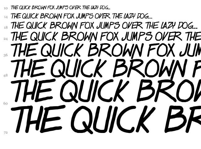 Dealspinner TBS font waterfall